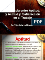 Diferencia Entre Aptitud y Actitud