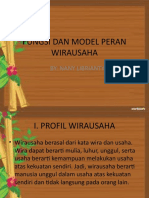 Fungsi Dan Model Peran Wirausaha