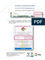 Instructivo de Actualización de Datos PDF