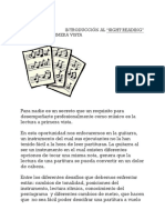 Introducción Al "Sight Reading" o Lectura A Primera Vista PDF