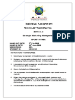 Individual Assignment: Strategic Marketing Management