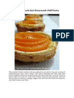 Resep Pie Isi Peach Dari Homemade Puff Pastry