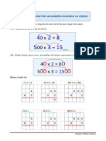 Multiplicación Por Ceros