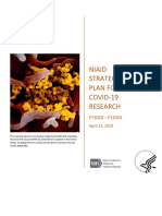 Niaid Strategic Plan For COVID-19 Research: FY2020 - FY2024