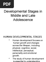 Developmental Stages of Human