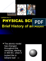 Atomic Models Through History - Democritus to Schrodinger