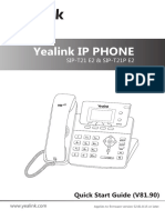 Yealink SIP-T21 E2 & T21P E2 Quick Start Guide V81 90
