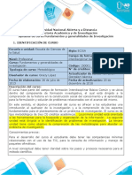 Syllabus Curso Fundamentos y Generalidades de Investigación