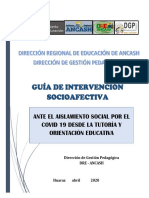 Guía Socioafectiva Covid 19 - Dre Ancash PDF