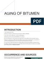 Aging of Bitumen