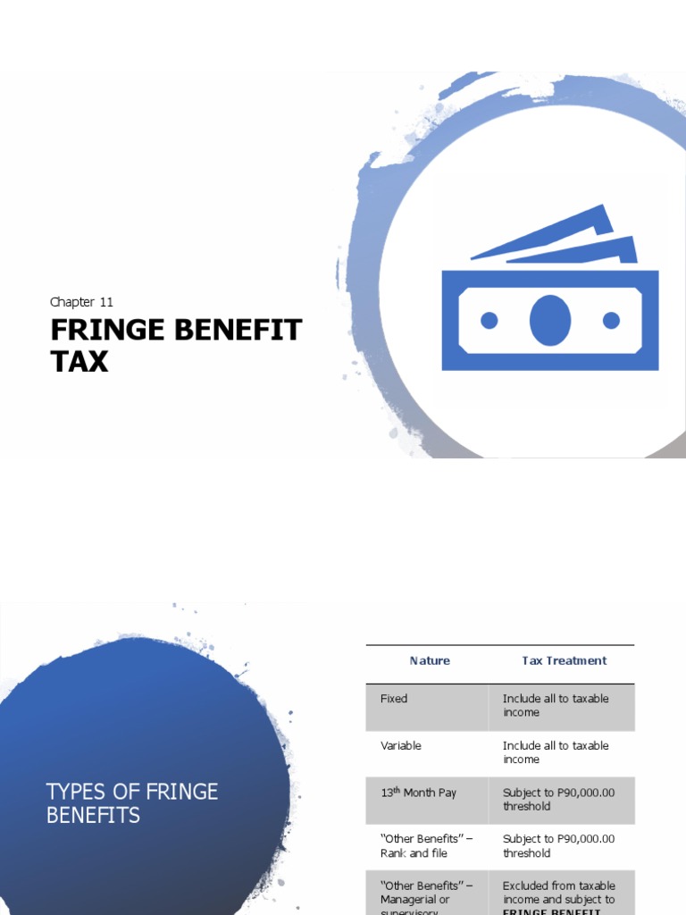 Fringe Benefit Tax PDF Employee Benefits Taxes