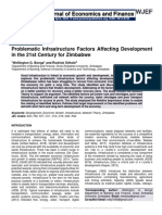 Problematic Infrastructure Factors Affecting Development in The 21st Century For Zimbabwe