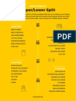 Split Workout Handout PDF