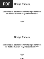 Bridge Pattern