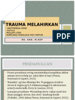 Trauma melahirkan