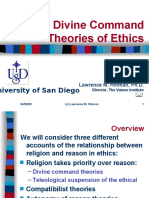 Divine Command Theories Ethics