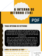 2.3 Metodo de La Tasa Interna de Retorno (TIR)