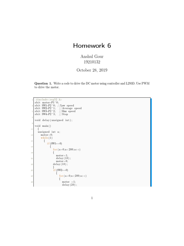 Driving DC Motors and Reading Rotary Encoders Using Arduino: Code ...