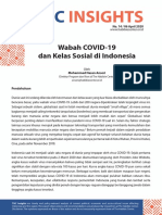 Wabah COVID-19 Dan Kelas Sosial Di Indonesia: No. 14 / 06 April 2020 No. 14 / 06 April 2020