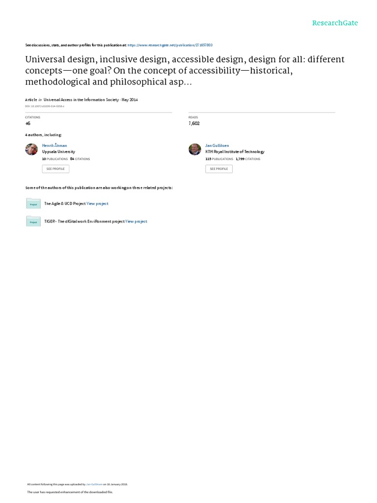Accessibility Concepts: A Unified Approach | PDF | Accessibility ...