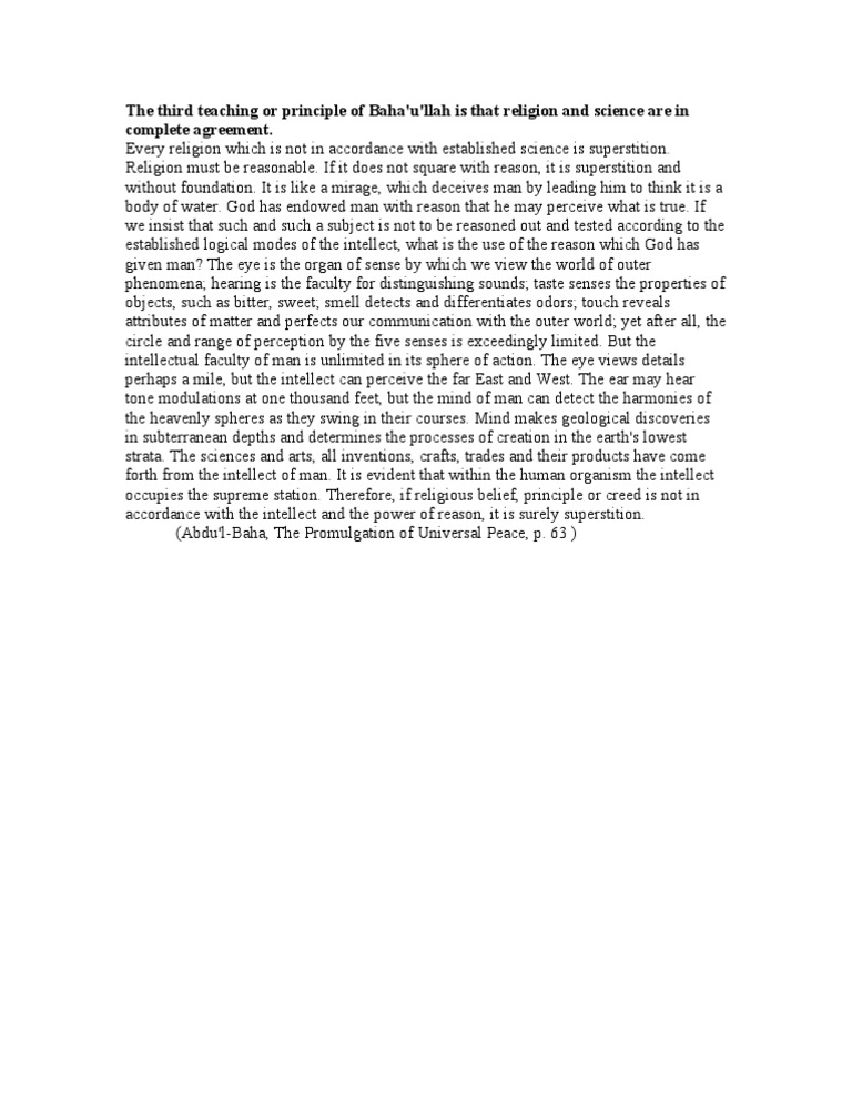 Science and Religion | PDF | Philosophy