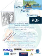 Taste Tasman Music Seminar