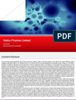 Natco Pharma's Strictly Private and Confidential June 2015 Presentation