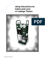 AIR LEAK TEST MACHINE COBRA .Operating-Instructions