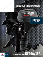 Suzuki DF20A/15A outboard engine specifications
