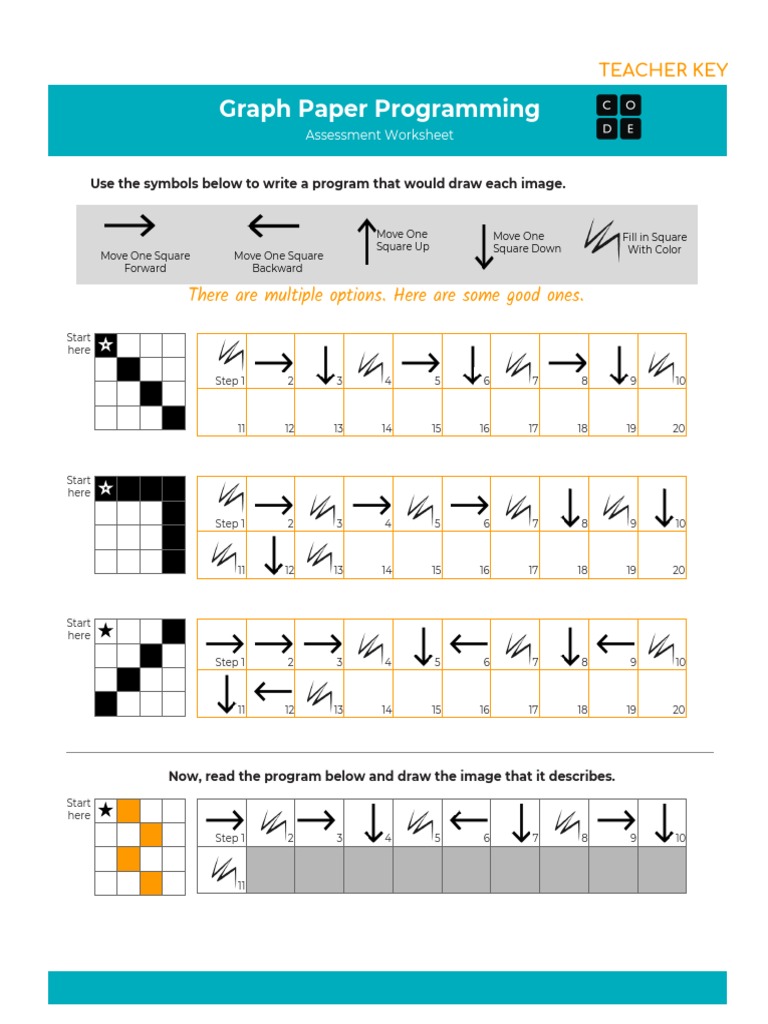 Graph Paper Programming PDF Teaching Mathematics