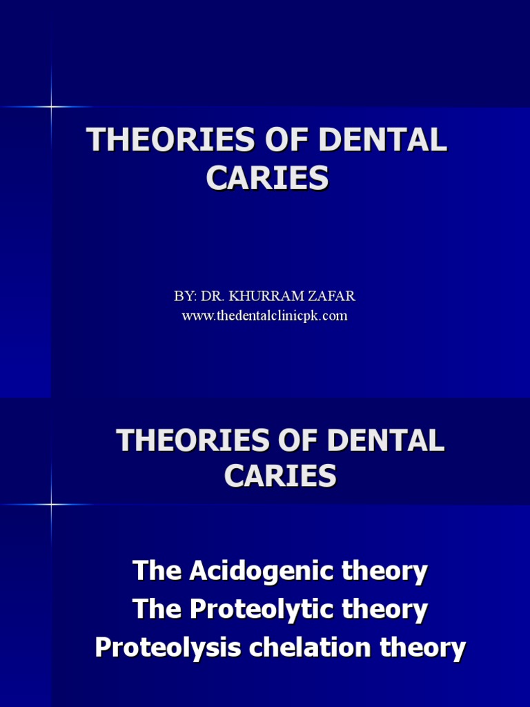 Theories of Dental Caries | PDF | Tooth Enamel | Chelation