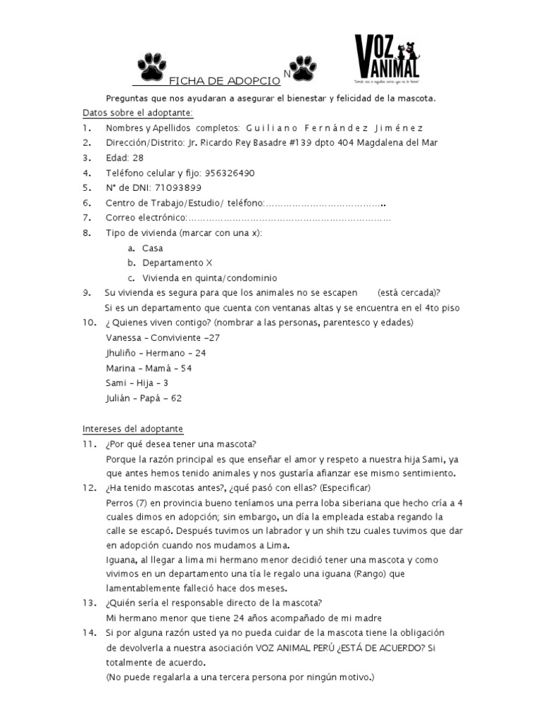 Voz Animal Peru Logo