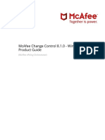 Mcafee Change Control 8.1.0 - Windows Product Guide