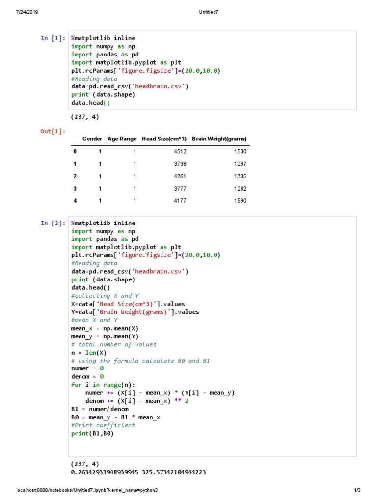 Linear Regration | PDF | Statistical Analysis | Teaching Mathematics