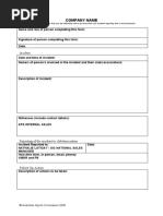 Incident Report Template 1