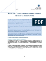 Le Chômage en Hausse en Bourgogne-Franche-Comté Au Mois de Mars 2020