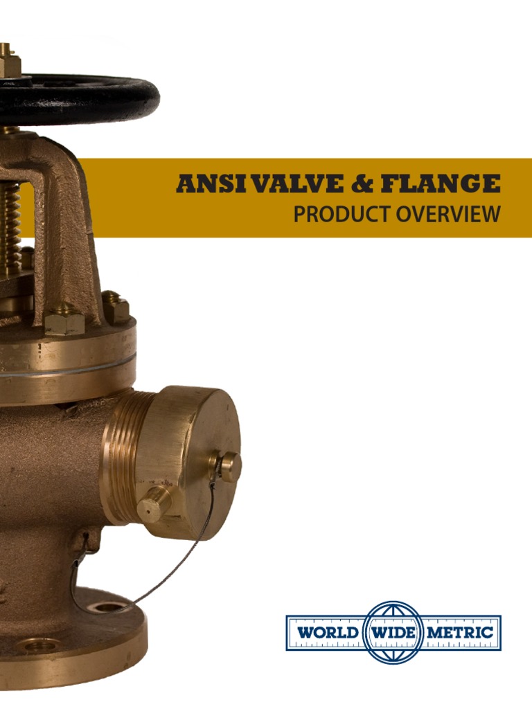 Ansi Valve & Flange: Product Overview | PDF | Valve | Equipment