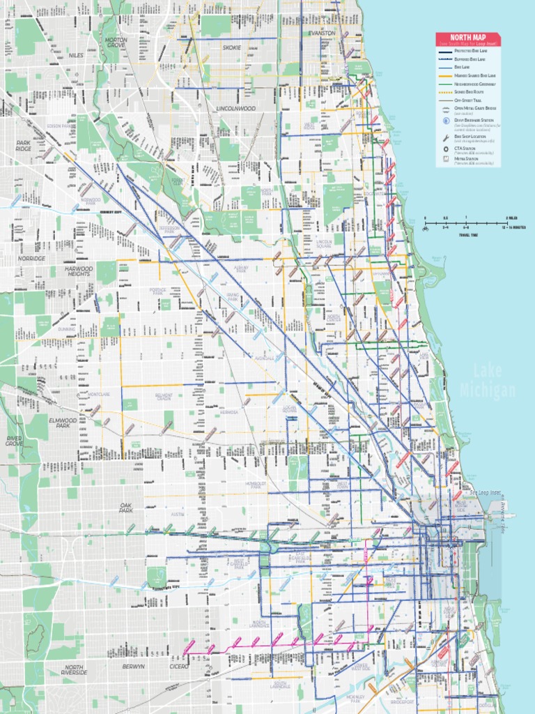 Chicago Bike Map 2020 PDF