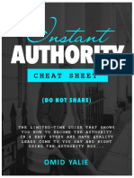 The Instant Authority Cheatsheet