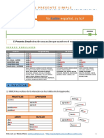 ELE A1 - CLASE 7 Práctica - y - Conjugación - Presente - Simple - Indicativo PDF