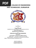 Bengal College of Engineering and Technology, Durgapur: "Graph Coloring"