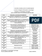 Orarul Opțional REUMATOLOGIE Rom - 0 PDF