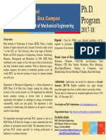 PHD Admission Notice Poster - 2nd Semester 2017-18 PDF