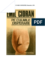 Emil Cioran-Pe culmile disperarii.doc