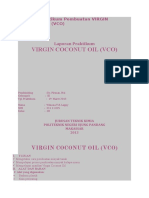 Laporan Praktikum Pembuatan VIRGIN COCONUT OIL