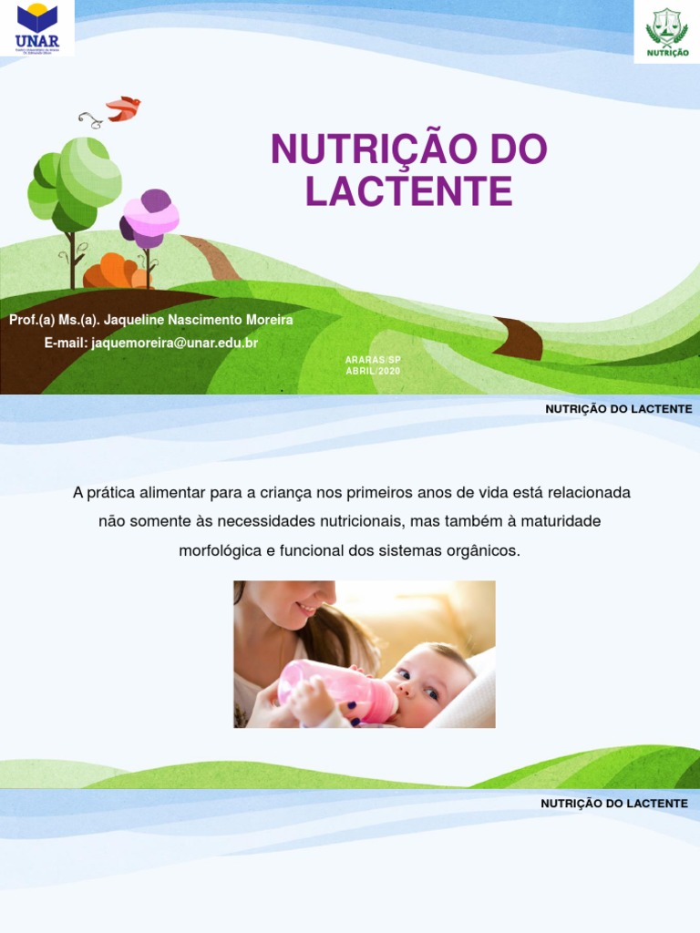 Leite NAN e Nutrição do Lactente | PDF | Amamentação | Leite