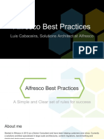 Alfresco Best Practices: Luis Cabaceira, Solutions Architect at Alfresco