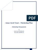 Amar Jyoti Trust - Marketing Plan
