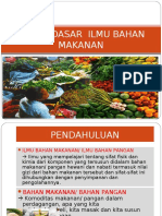 [ IBM I ] Dasar Ilmu Bahan Makanan