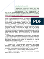 Declaraţia Universală A Drepturilor Omului TEMA